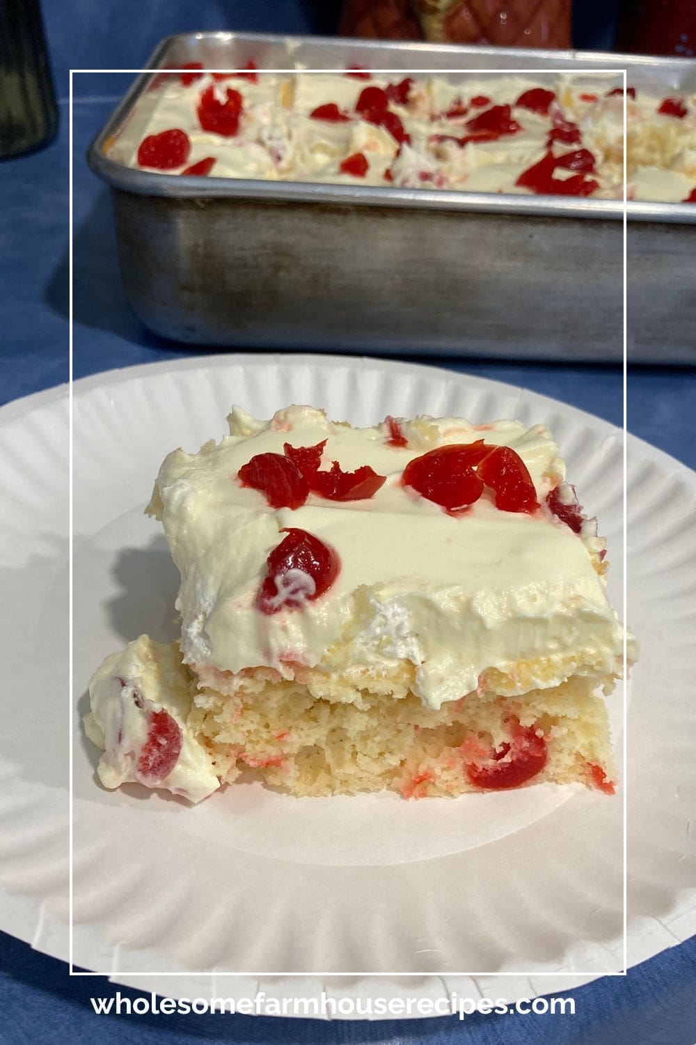 Almond Cherry Cake for a Potluck