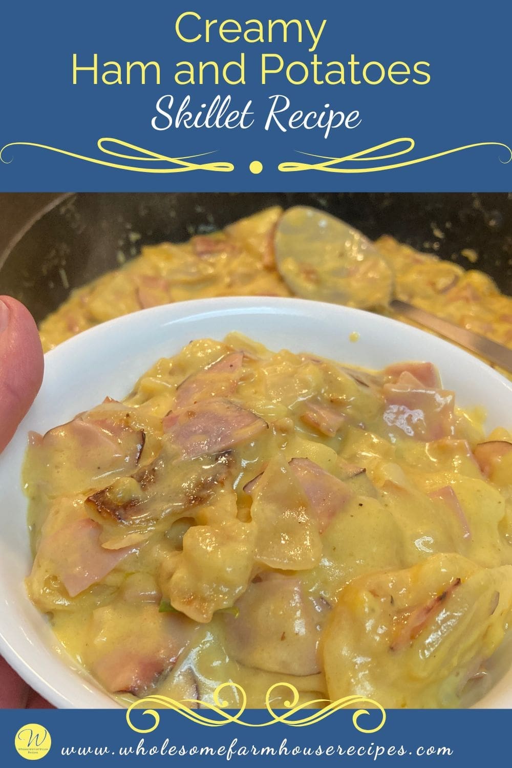 Creamy Ham and Potatoes Skillet Recipe