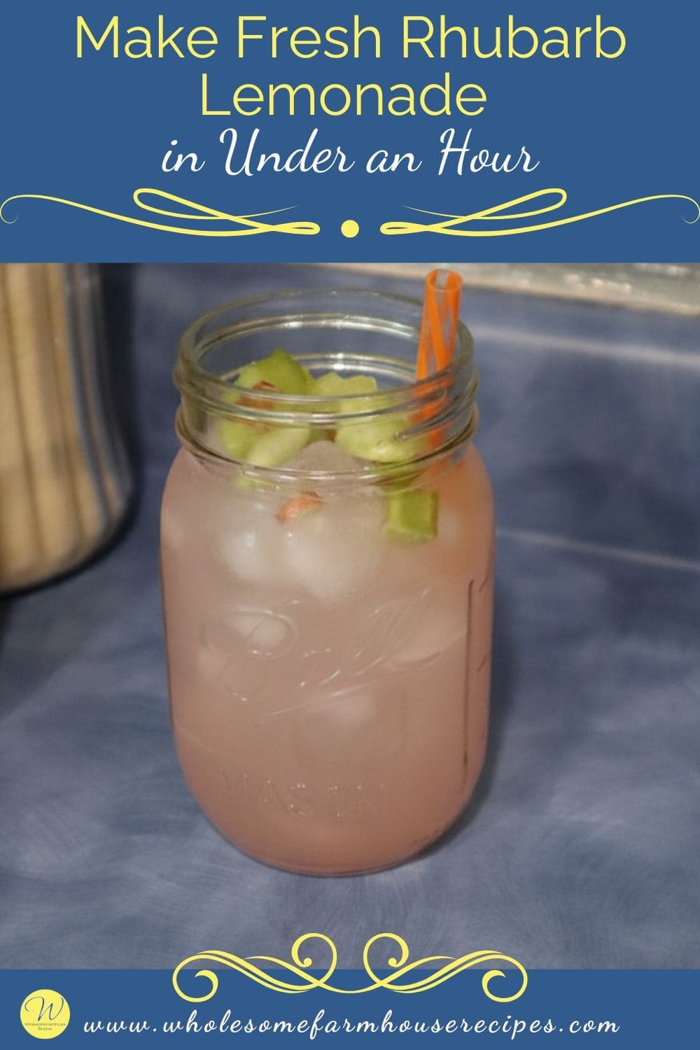 Make Fresh Rhubarb Lemonade in Under an Hour