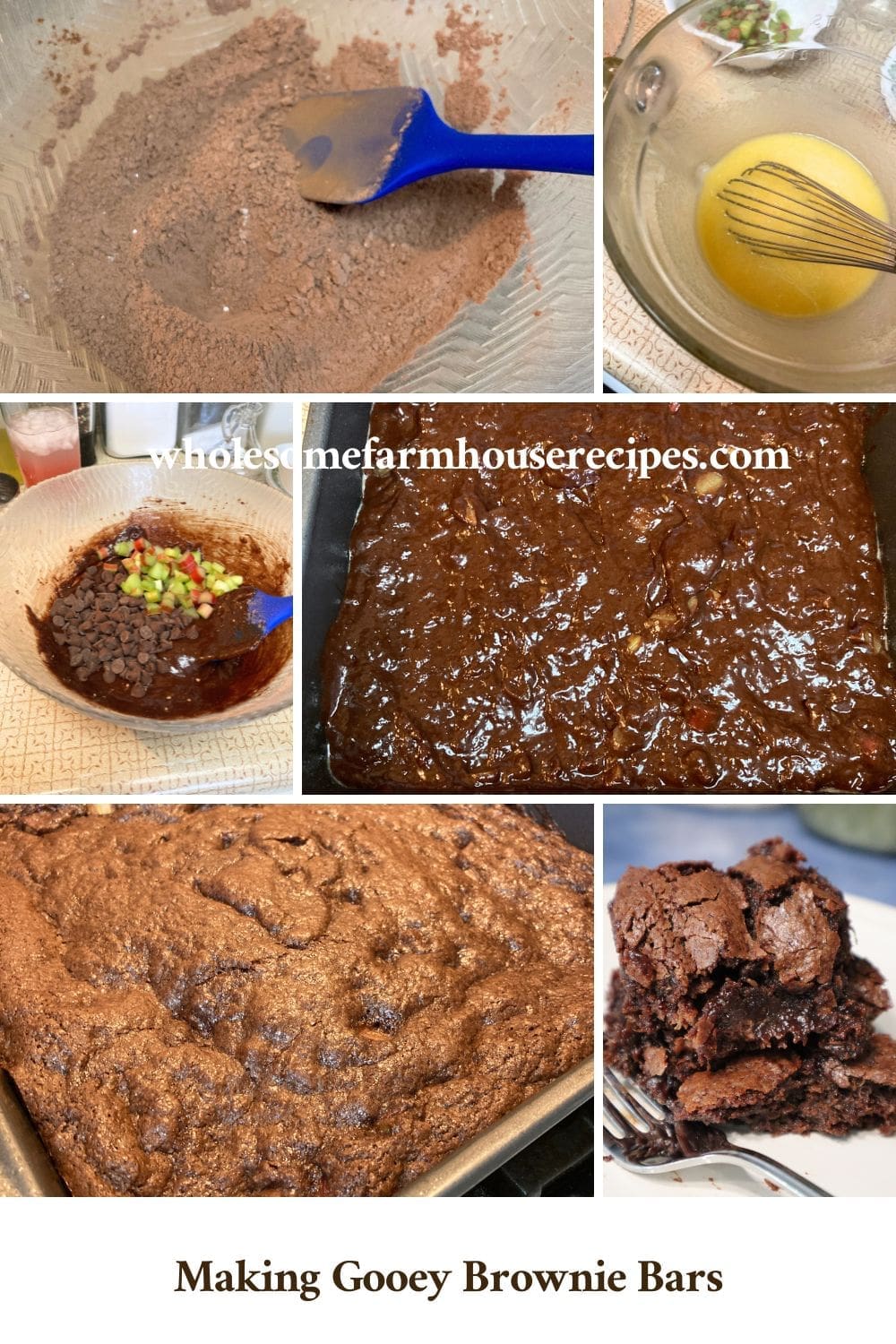 Making Gooey Brownie Bars