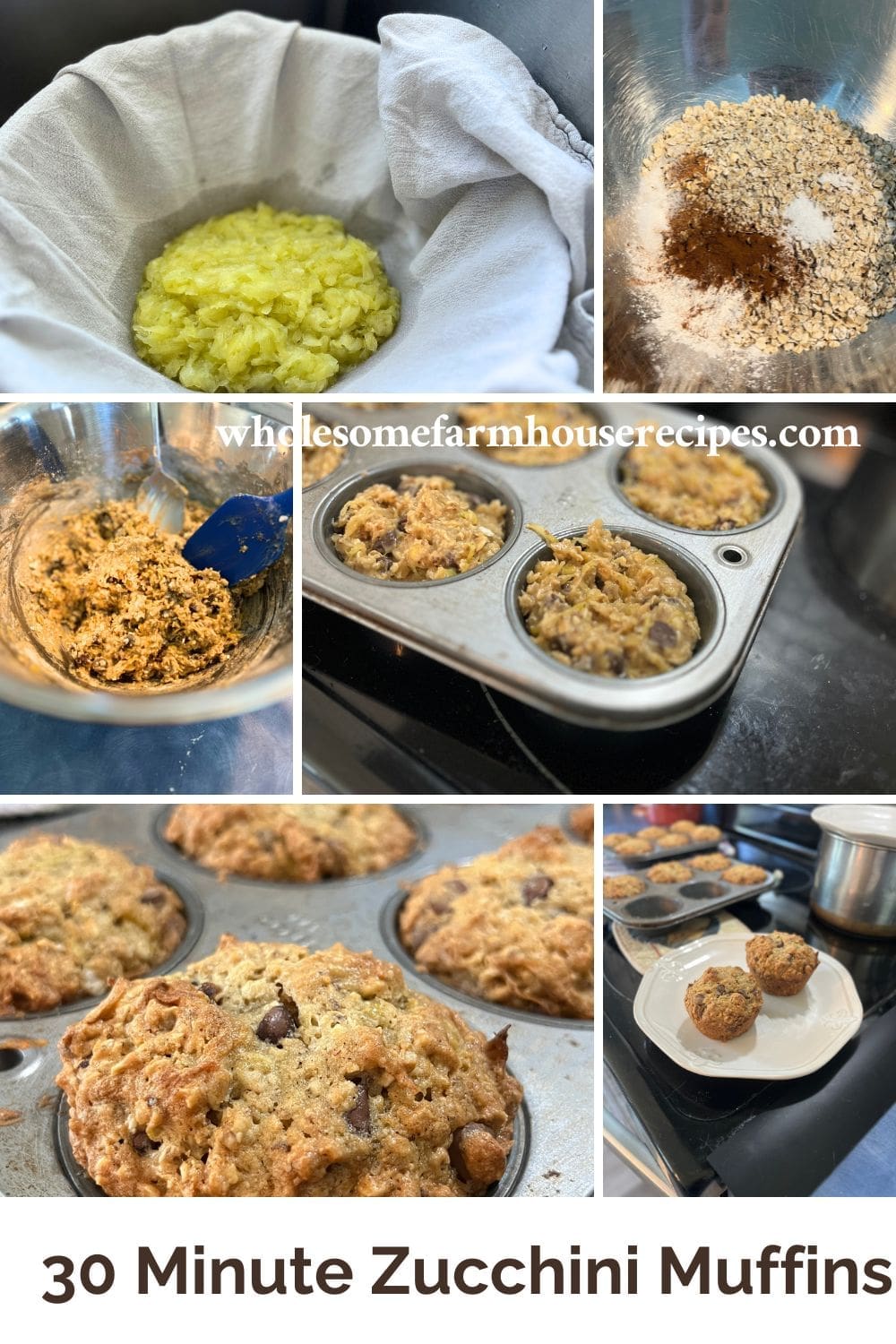 30 Minute Zucchini Muffins