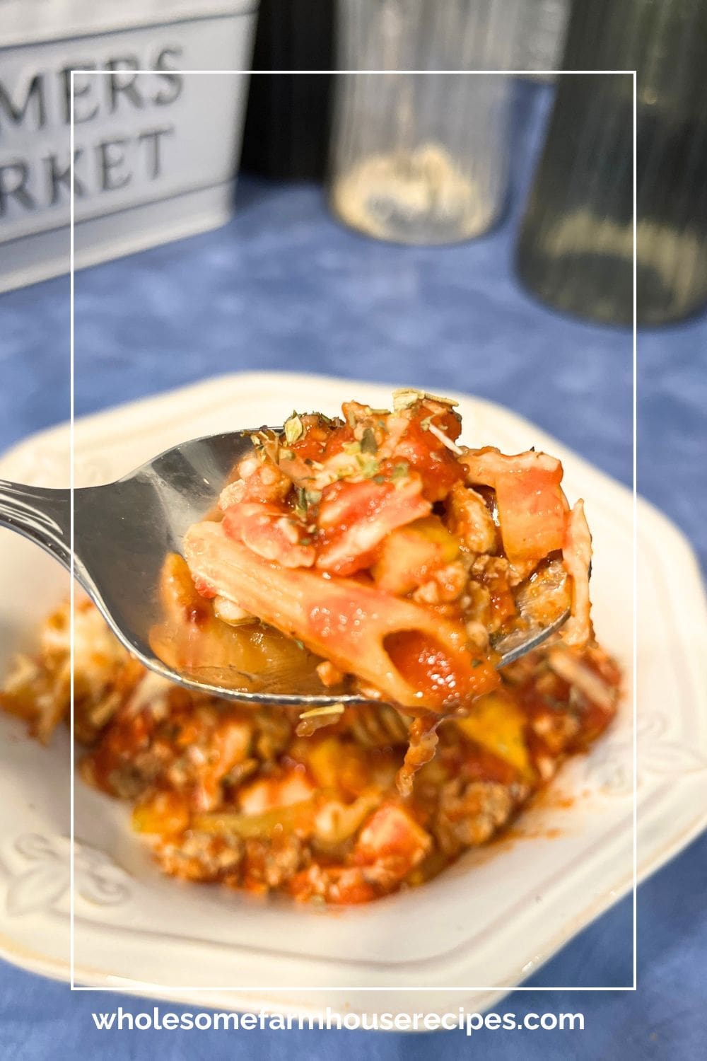 Comforting Baked Pasta with Pizza Flavors
