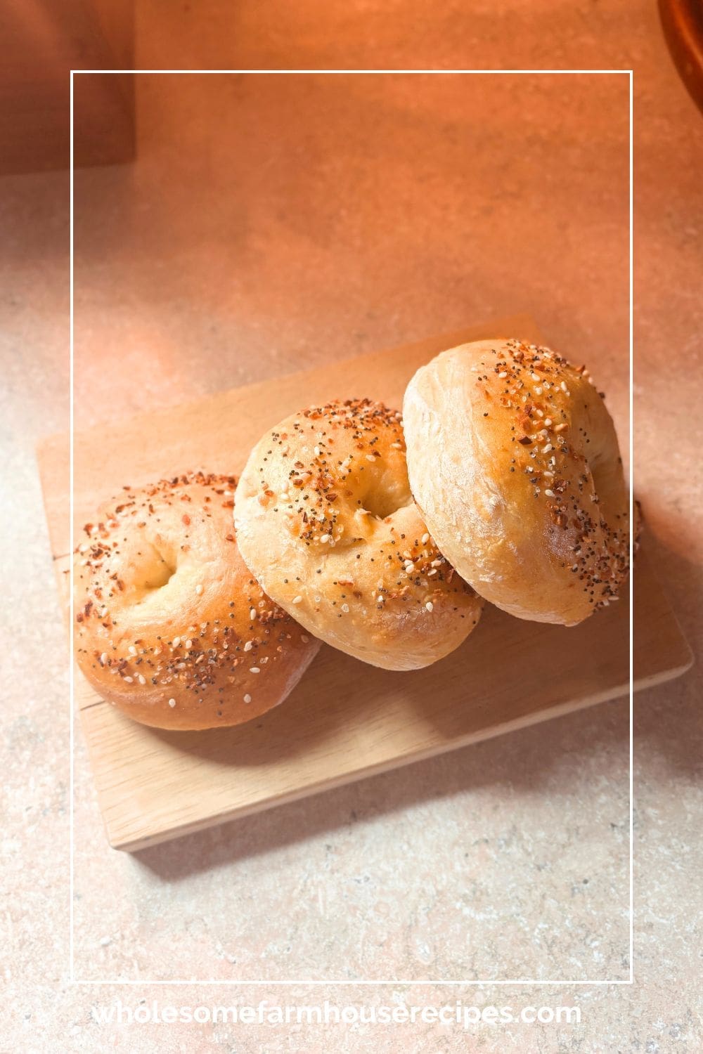 Easy 2-ingredient cottage cheese bagels