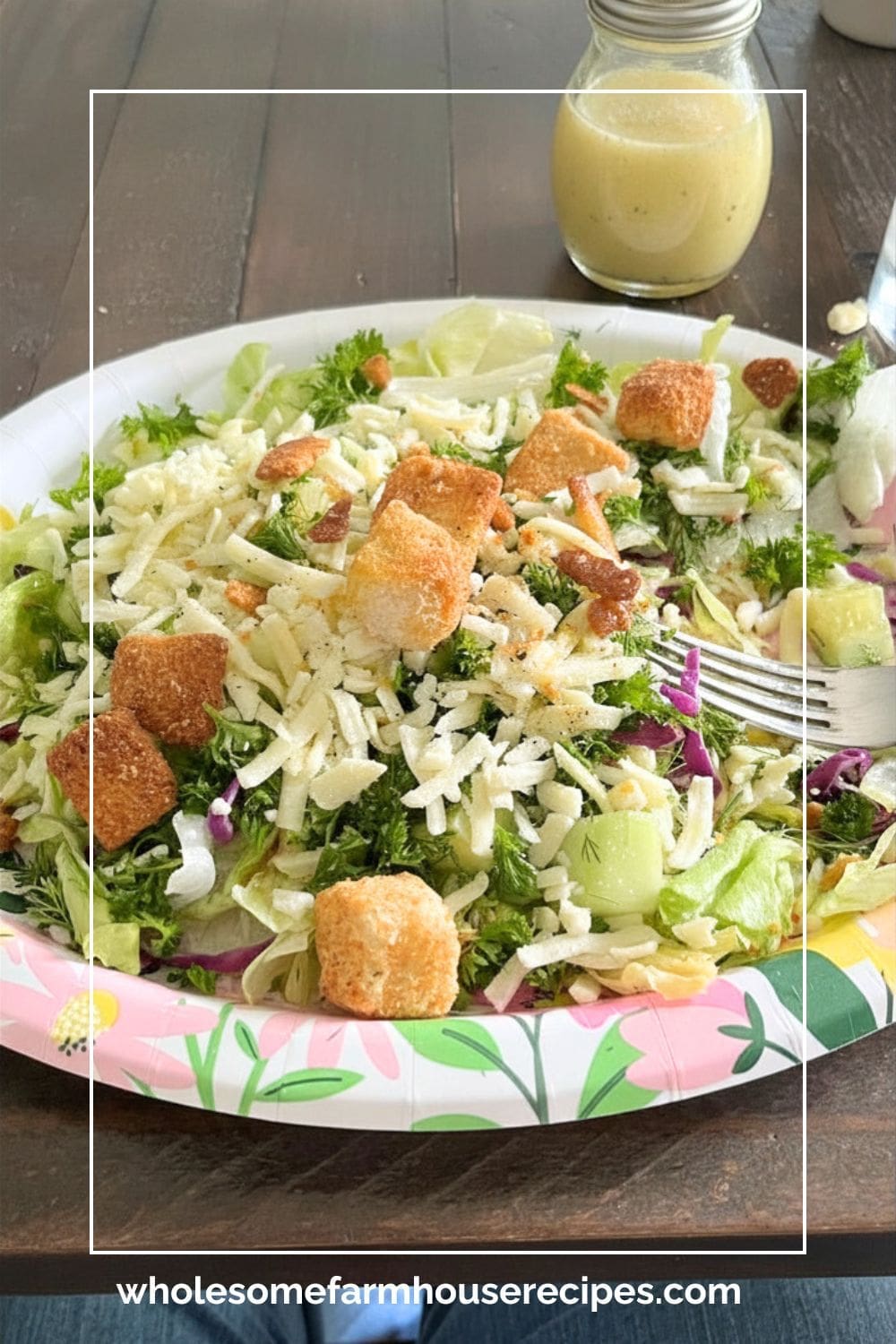 Fresh Herb Salad with Homemade Lemon Vinaigrette