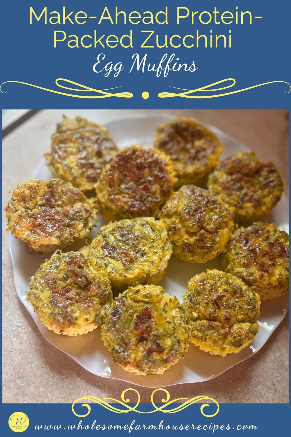 Make-Ahead Protein-Packed Zucchini Egg Muffins